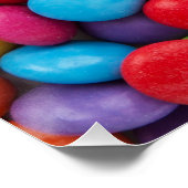 Farbige Bonbons Poster (Ecke)