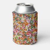 Farbige Bonbons Texturvorlage Dosenkühler (Kanne Rückseite)