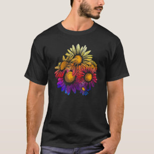Farbige Botanik Natur Pflanze Botanischer Garten F T-Shirt