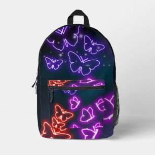 Farbige botanische Fantasie-Kunst Bedruckter Rucksack