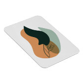 Farbige botanische Formen Magnet (Rechte Seite)