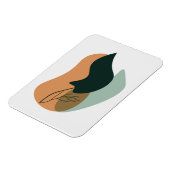 Farbige botanische Formen Magnet (Linke Seite)