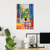 Farbige Botanische Pflanzenposter, Vibrant Poster (Heimbüro)
