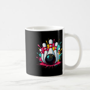 Farbige Bowling Game Day Bowling Niedlich Colorspl Kaffeetasse