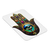 Farbige braune Gold Hamsa Regenbogenfarbe Drittes Magnet (Rechte Seite)
