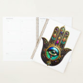 Farbige braune Gold Hamsa Regenbogenfarbe Drittes Planer (Anzeige)