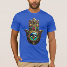 Farbige braune Gold Hamsa Regenbogenfarbe Drittes