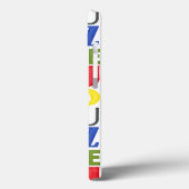 Farbige Briefe von Megan Meagher Case-Mate iPhone Hülle (Rückseite / Links)