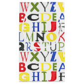 Farbige Briefe von Megan Meagher Kleine Geschenktüte (Rückseite)