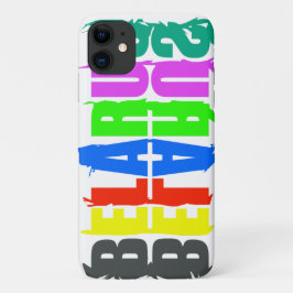 Farbige Briefe Weißrussland Б л а у с е р iPhone 1 Case-Mate iPhone Hülle