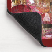 Farbige Brille Mousepad (Ecke)