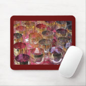 Farbige Brille Mousepad (Mit Mouse)
