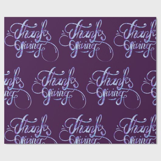 Farbige Buchstaben - Erntedank Geschenkpapier (Flach)