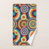 Farbige Bullseyes Badhandtuch Set (Handtuch)