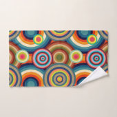 Farbige Bullseyes Badhandtuch Set (Handtuch)