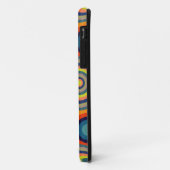 Farbige Bullseyes Case-Mate iPhone Hülle (Hinten/Links)