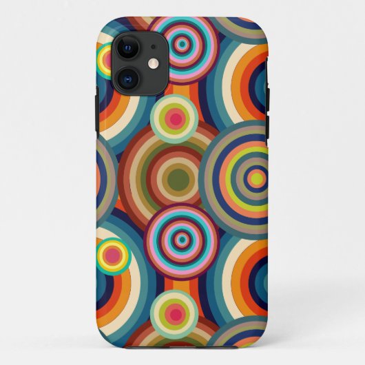 Farbige Bullseyes Case-Mate iPhone Hülle (Rückseite)