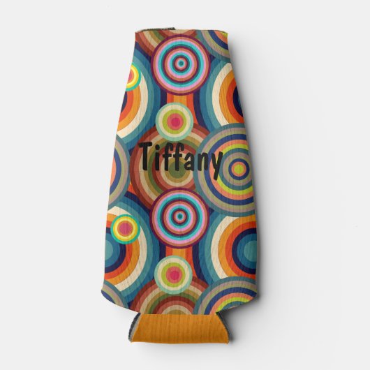 Farbige Bullseyes Flaschenkühler (Vorderseite)