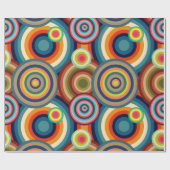 Farbige Bullseyes Geschenkpapier (Flach)