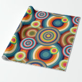 Farbige Bullseyes Geschenkpapier (Ungerollt)