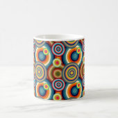 Farbige Bullseyes Kaffeetasse (Mittel)