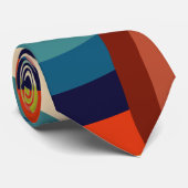 Farbige Bullseyes Krawatte (Gerollt)