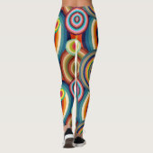 Farbige Bullseyes Leggings (Rückseite)
