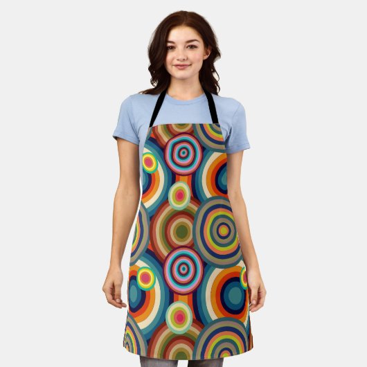 Farbige Bullseyes Schürze (Getragen)