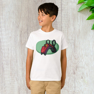 Farbige bunte Achterbahnfahrt T-Shirt