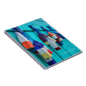 Farbige Buoys Notizblock (Rechte Seite)