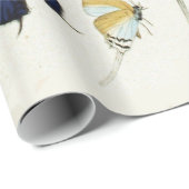 FARBIGE BUTTERFLIES Schönheit Natur Lover Geschenkpapier (Rolleneckpunkt)