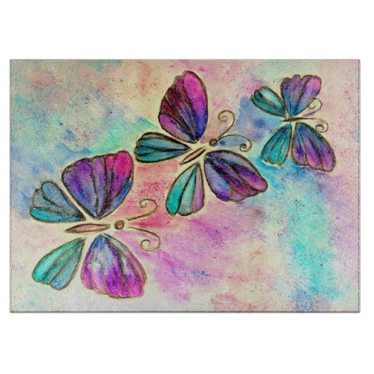 Farbige Butterfly-Schneidpappe Schneidebrett (Vorderseite)