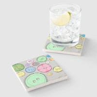 Farbige Button-Illustration