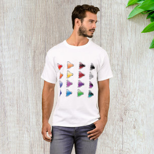 Farbige Button-Symbole T-Shirt