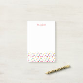 Farbige Buttons Post-It Notizen (Auf Schreibtisch)