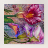 Farbige Calla-Lilien Puzzle (Horizontal)
