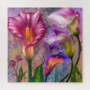 Farbige Calla-Lilien Puzzle