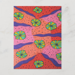 Farbige Candies Abstrakt Postkarte