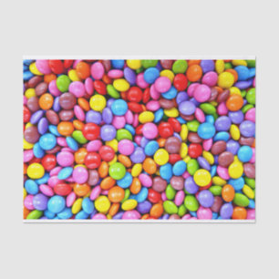 Farbige Candies personalisieren Foto Seidenpapier