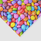 Farbige Candies personalisieren Foto Seidenpapier (Ausschnitt)