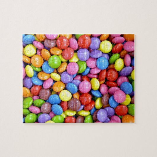 Farbige Candies Puzzle (Horizontal)