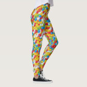 Farbige Candy Beans Delights, Leggings (Rechts)