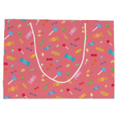 Farbige Candy Dreams Geschenktasche Große Geschenktüte (Rückseite)