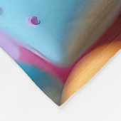Farbige Candy Love Hearts Fleecedecke (Ecke)