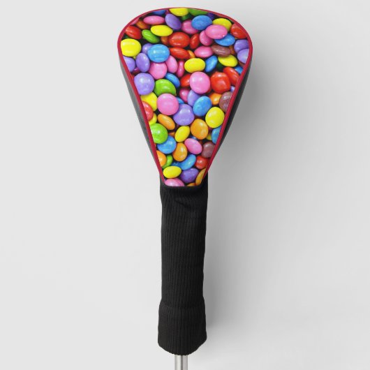Farbige Candy Pieces Golf Headcover (Vorderseite)
