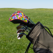 Farbige Candy Pieces Golf Headcover (In SItu)