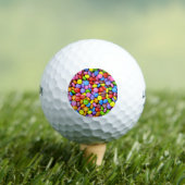 Farbige Candy Pieces Golfball (Insitu T-Shirt)