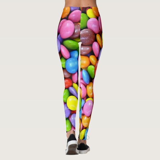 Farbige Candy Pieces Leggings (Rückseite)