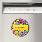 Farbige Candy Pieces TEMPLATE Magnet (In Situ (Geschirrspüler))