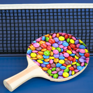 Farbige Candy Pieces Tischtennis Schläger